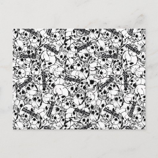 Het eenoige Willy Skull Pattern van Goonies Briefkaart (Voorkant)