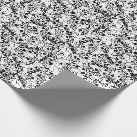 Het eenoige Willy Skull Pattern van Goonies Cadeaupapier (Hoek)