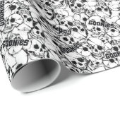 Het eenoige Willy Skull Pattern van Goonies Cadeaupapier (Rol Hoek)