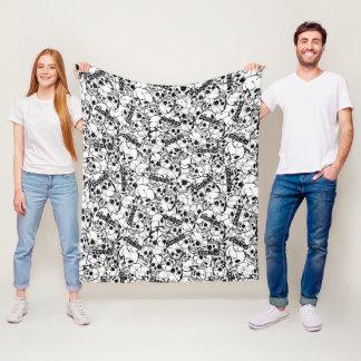 Het eenoige Willy Skull Pattern van Goonies Fleece Deken