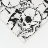 Het eenoige Willy Skull Pattern van Goonies Fleece Deken (Hoek)