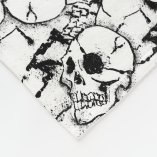 Het eenoige Willy Skull Pattern van Goonies Fleece Deken (Hoek)