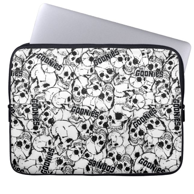 Het eenoige Willy Skull Pattern van Goonies Laptop Sleeve (Voorkant)