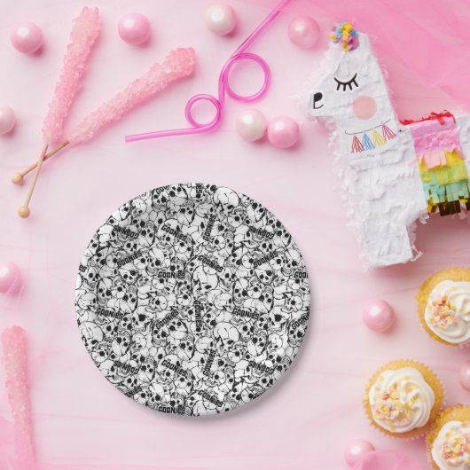 Het eenoige Willy Skull Pattern van Goonies Papieren Bordje (Feest)