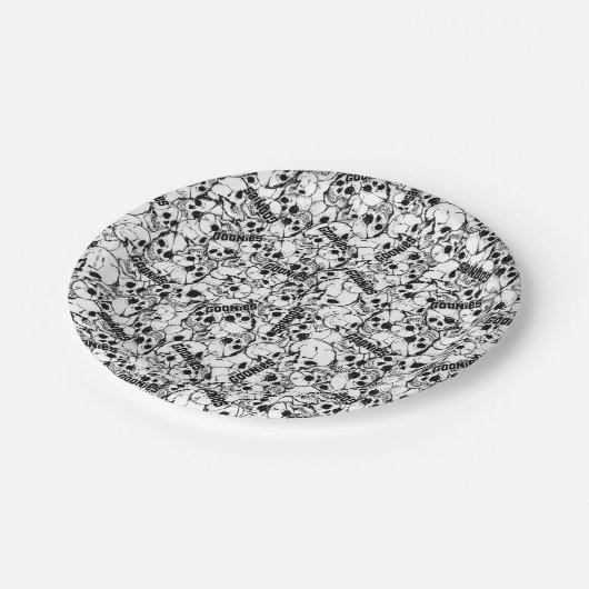 Het eenoige Willy Skull Pattern van Goonies Papieren Bordje (Gekanteld)