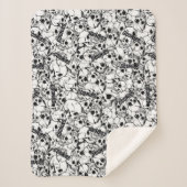 Het eenoige Willy Skull Pattern van Goonies Sherpa Deken (Voorkant)