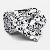 Het eenoige Willy Skull Pattern van Goonies Stropdas (Opgerold)