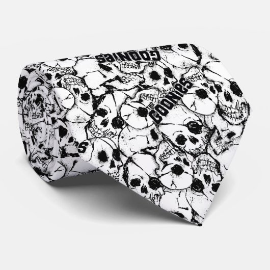 Het eenoige Willy Skull Pattern van Goonies Stropdas (Opgerold)