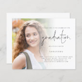 Het Eenvoudige Afstuderen van de Foto van de begro (Voorkant / Achterkant)