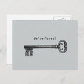 Het eenvoudige Bewegen zich van het Adres van de Aankondigingskaart (Voorkant / Achterkant)