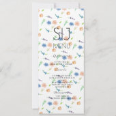 Het Eenvoudige Botanische Menu van de Waterverf va (Voorkant)