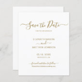 Het eenvoudige Elegant Manuscript van de begroting (Voorkant / Achterkant)