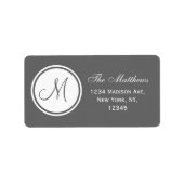 Het eenvoudige Etiket van het Adres van het (Voorkant)