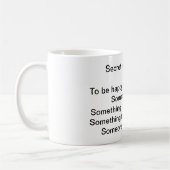 Het eenvoudige geheim van geluk koffiemok (Links)