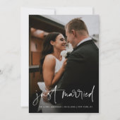 Het eenvoudige handgeschreven Manuscript enkel Geh Aankondiging (Voorkant)