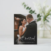 Het eenvoudige handgeschreven Manuscript enkel Geh Briefkaart (Staand voorkant)