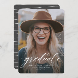 Het eenvoudige manuscript afstuderen één-foto grij