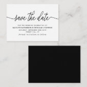 Het eenvoudige Manuscript bewaart de Datum Informatiekaartje (Voorkant / Achterkant)