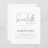 Het Eenvoudige Manuscript van de begroting 70th Bi (Voorkant / Achterkant)