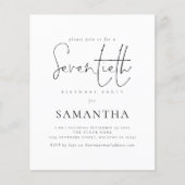 Het Eenvoudige Manuscript van de begroting 70th Bi (Voorkant)