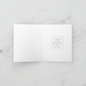 Het eenvoudige manuscript van de Dag van de waterv Bedankkaart (Binnen)