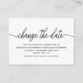 Het eenvoudige Manuscript verandert de Datum Informatiekaartje (Voorkant)