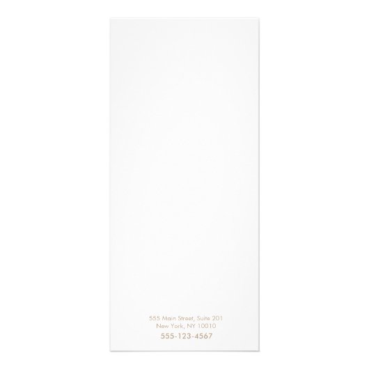 Het eenvoudige Menu van de Dienst van de Lijst van (Achterkant)