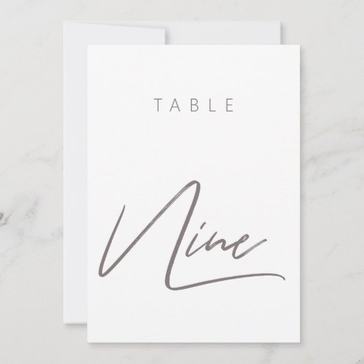 Het eenvoudige Moderne Aantal van de Lijst van de (Achterkant)