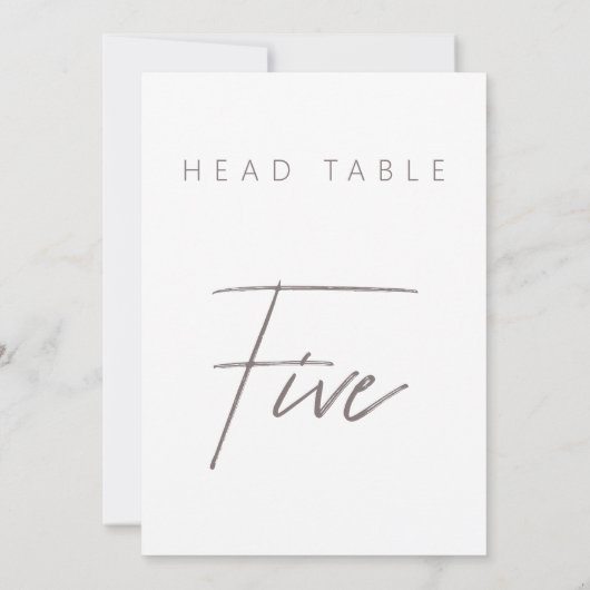 Het eenvoudige Moderne Aantal van de Lijst van de  (Achterkant)