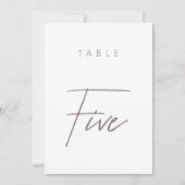 Het eenvoudige Moderne Aantal van de Lijst van de  (Voorkant)