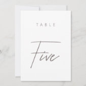 Het eenvoudige Moderne Aantal van de Lijst van de  (Achterkant)