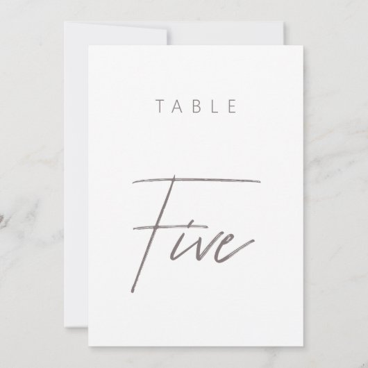 Het eenvoudige Moderne Aantal van de Lijst van de (Achterkant)