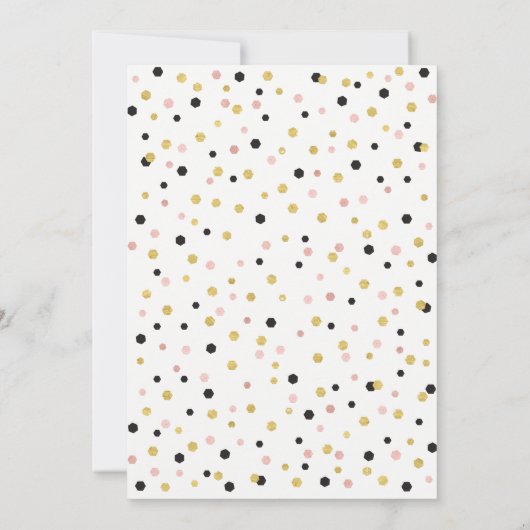 Het eenvoudige Moderne Vrijgezellenfeest van het C Kaart (Achterkant)