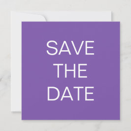 Het eenvoudige Paarse Vierkant van de Weddenschap  Save The Date