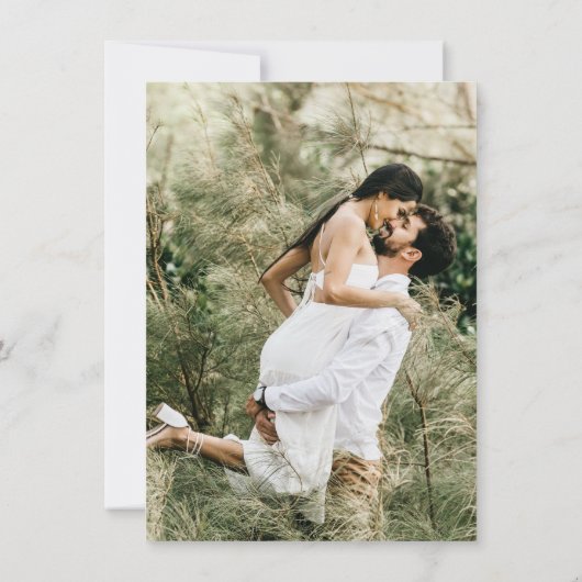 Het eenvoudige Verloving van de Kalligrafie van he Kaart (Achterkant)