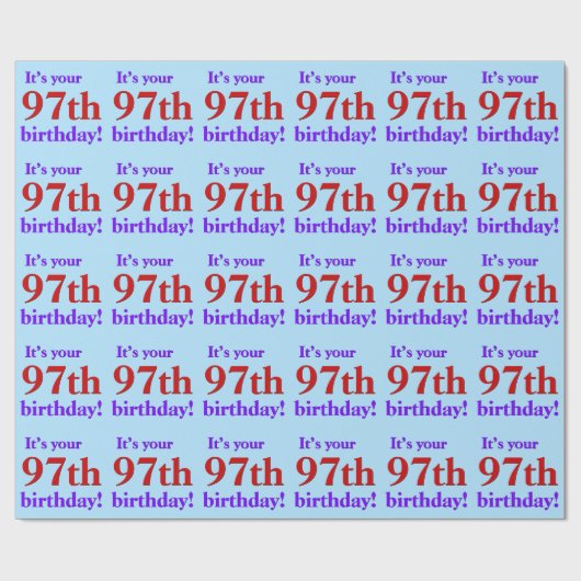 Het eenvoudige Verpakkende Document van de 97ste Cadeaupapier (Vlak)