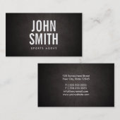 Het eenvoudige Vette Visitekaartje van de Agent va (Voorkant / Achterkant)