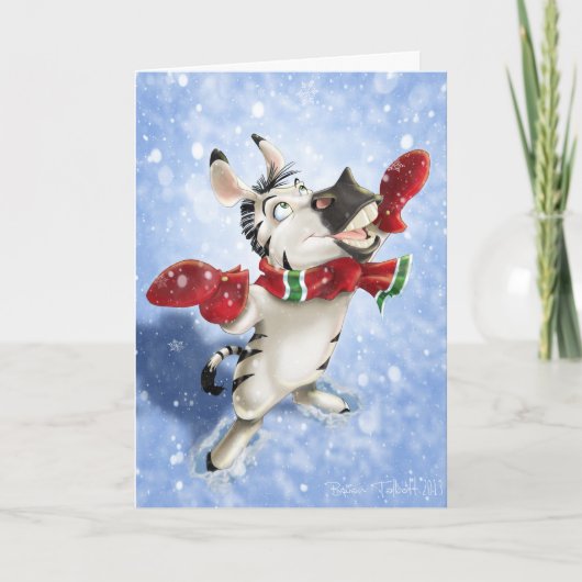 Het eenvoudige Wenskaart van Genoegens Feestdagen Kaart (Voorkant)