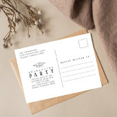 Het Eenvoudige Wit Manuscript van de Kalligrafie v Briefkaart