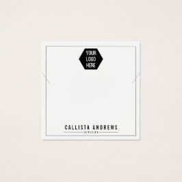 Het eenvoudige Wit voegt Uw Kaart van de Vertoning