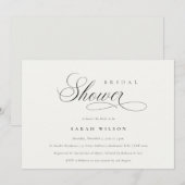 Het eenvoudige Zwarte Witte Vrijgezellenfeest van  Bedankkaart (Voorkant / Achterkant)