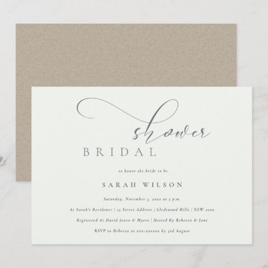 Het eenvoudige Zwarte Witte Vrijgezellenfeest van  Bedankkaart (Voorkant / Achterkant)