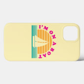 Het eenzame eiland op een boot Case-Mate iPhone case (Achterkant (horizontaal))