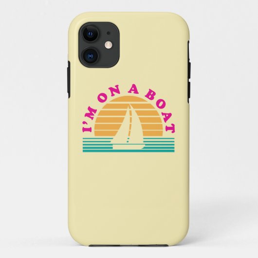 Het eenzame eiland op een boot Case-Mate iPhone case (Achterkant)