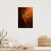 het eenzame gnoomposter poster (Keuken)