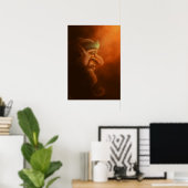 het eenzame gnoomposter poster (Thuiskantoor)