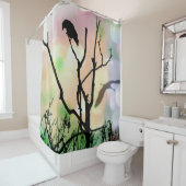 Het eenzame Gordijn van de Crow Shower (In situ)