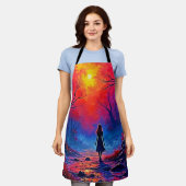 Het eenzame ontwerp van Magical Forest Girl Schort (Gedragen)