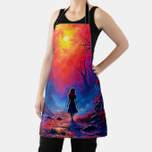 Het eenzame ontwerp van Magical Forest Girl Schort (Insitu)