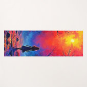 Het eenzame ontwerp van Magical Forest Girl Yogamat (Voorkant (horizontaal))